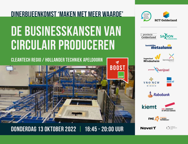 13 oktober: De businesskansen van circulair produceren